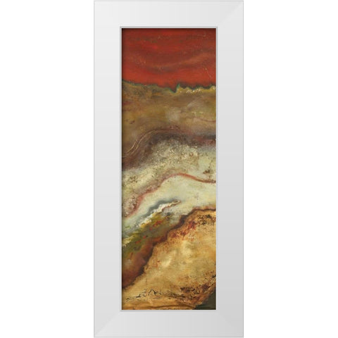 Tierra Panel II White Modern Wood Framed Art Print by Pinto, Patricia