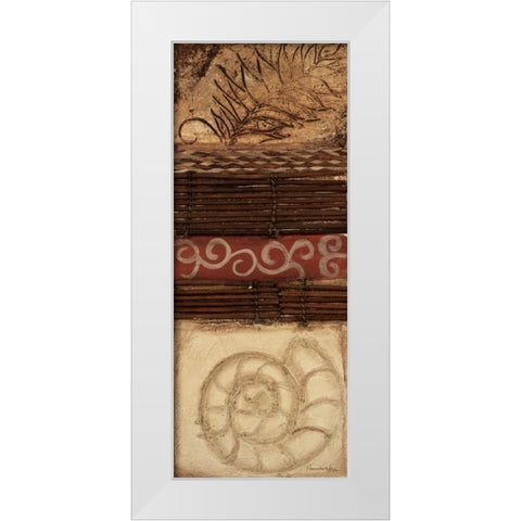 Organic Oasis II White Modern Wood Framed Art Print by Hakimipour-Ritter