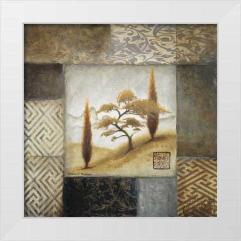 An Afternoon in the Past White Modern Wood Framed Art Print by Marcon, Michael