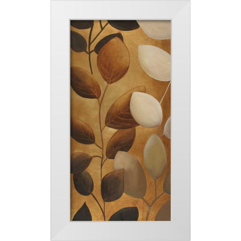 Gold Eco-Chic II White Modern Wood Framed Art Print by Pinto, Patricia