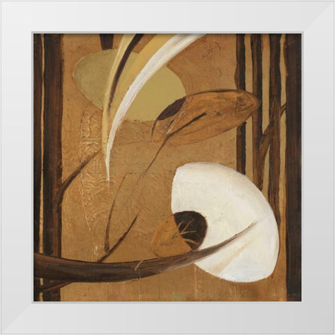 Mini Eco-Chic I White Modern Wood Framed Art Print by Pinto, Patricia