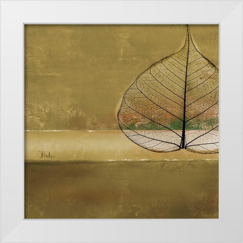 Less is More I White Modern Wood Framed Art Print by Pinto, Patricia