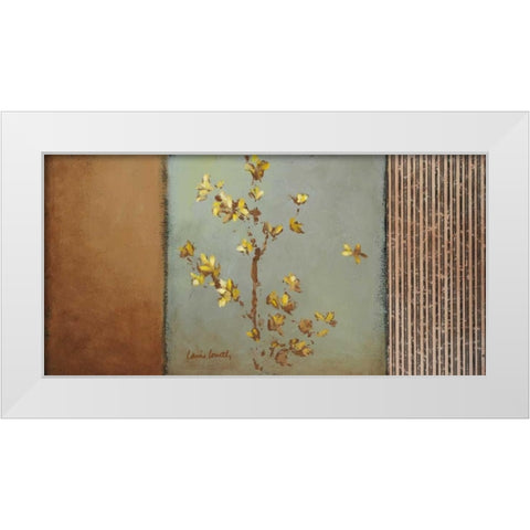 Sun-Kissed Branches I White Modern Wood Framed Art Print by Loreth, Lanie
