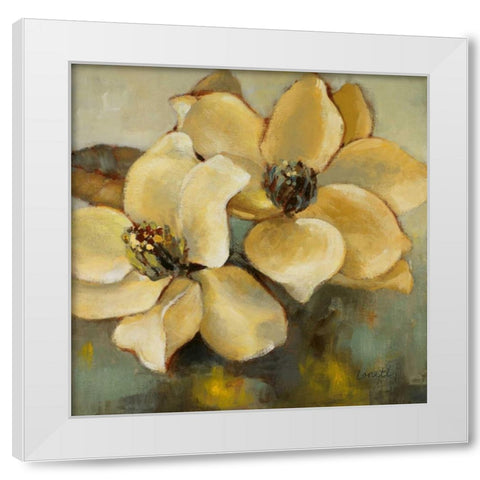 Magnolias After the Rain II White Modern Wood Framed Art Print by Loreth, Lanie