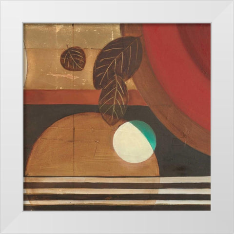 Visionary II White Modern Wood Framed Art Print by Pinto, Patricia