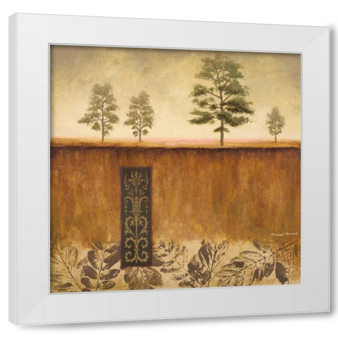 Fairhaven I White Modern Wood Framed Art Print by Marcon, Michael