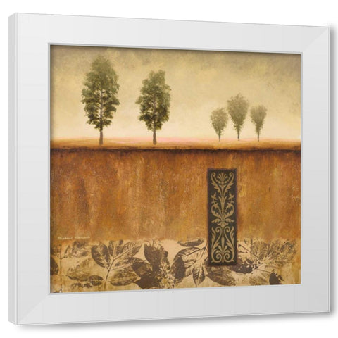 Fairhaven II White Modern Wood Framed Art Print by Marcon, Michael