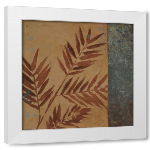 Revel Square II White Modern Wood Framed Art Print by Loreth, Lanie
