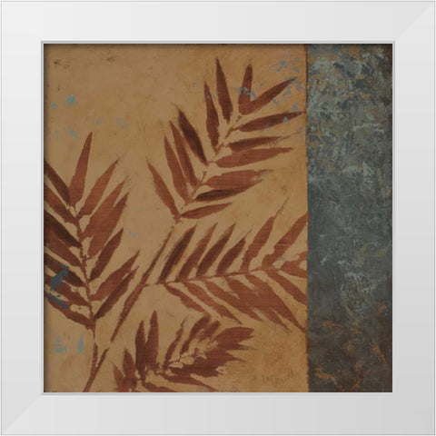 Revel Square II White Modern Wood Framed Art Print by Loreth, Lanie