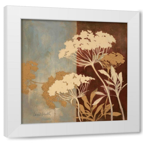 Among the Garden II White Modern Wood Framed Art Print by Loreth, Lanie