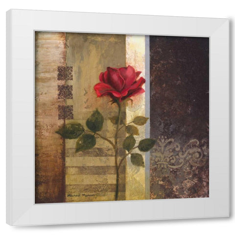 Elegance II White Modern Wood Framed Art Print by Marcon, Michael