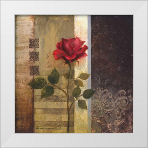 Elegance II White Modern Wood Framed Art Print by Marcon, Michael