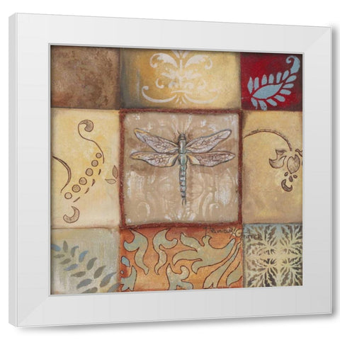 Pond Life II White Modern Wood Framed Art Print by Hakimipour-Ritter