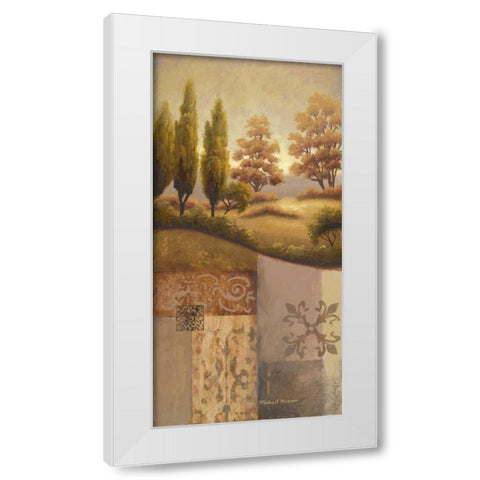 Return to Rockford White Modern Wood Framed Art Print by Marcon, Michael