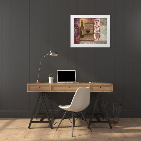 Happy Hour II White Modern Wood Framed Art Print by Hakimipour-Ritter