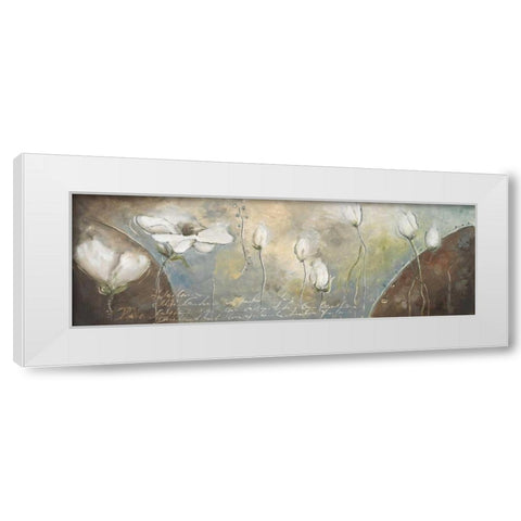 Magic Garden I White Modern Wood Framed Art Print by Pinto, Patricia