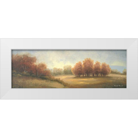 In a Distant Season I White Modern Wood Framed Art Print by Marcon, Michael