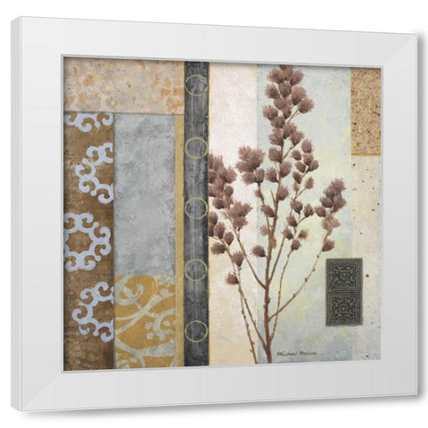 February I White Modern Wood Framed Art Print by Marcon, Michael