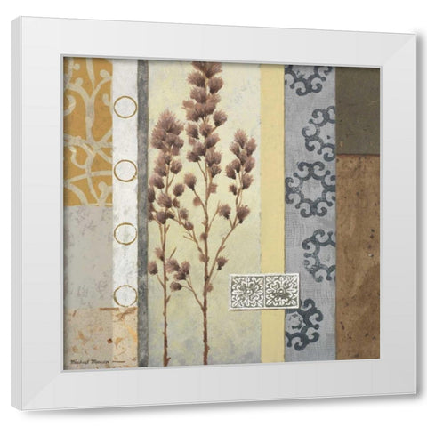 February II White Modern Wood Framed Art Print by Marcon, Michael