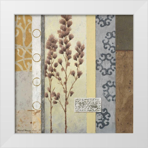 February II White Modern Wood Framed Art Print by Marcon, Michael