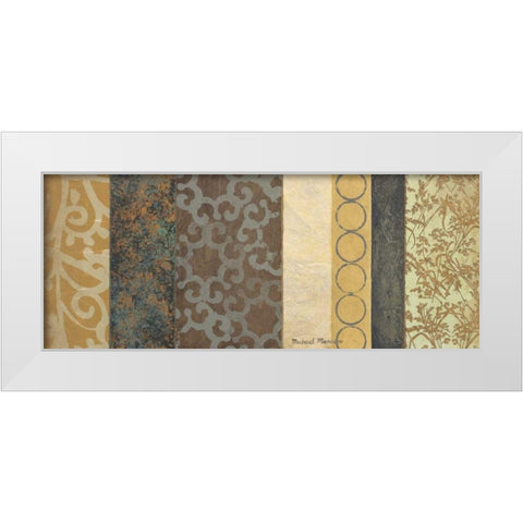 Dezolis II White Modern Wood Framed Art Print by Marcon, Michael