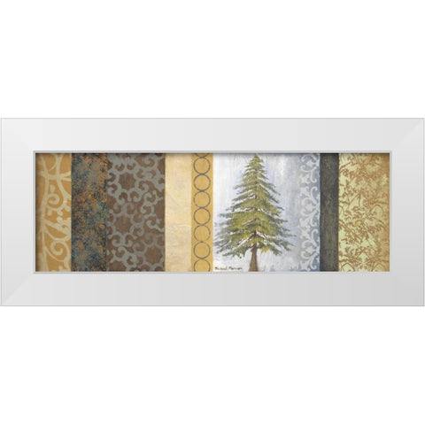 Dezolis II White Modern Wood Framed Art Print by Marcon, Michael