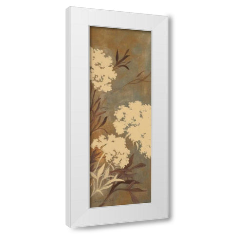 Among the Flowers III White Modern Wood Framed Art Print by Loreth, Lanie
