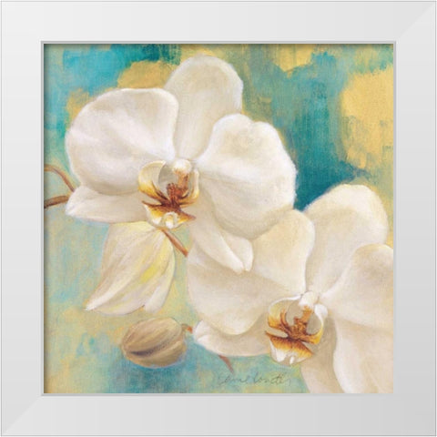 Spring into Summer I White Modern Wood Framed Art Print by Loreth, Lanie