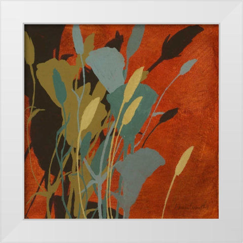 Urban Meadow I White Modern Wood Framed Art Print by Loreth, Lanie