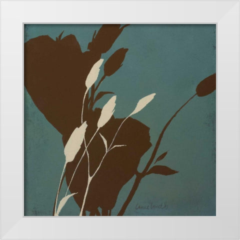 Fleur ting Silhouettes V White Modern Wood Framed Art Print by Loreth, Lanie