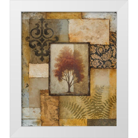 Sanctuary I White Modern Wood Framed Art Print by Marcon, Michael