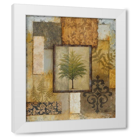 Sanctuary II White Modern Wood Framed Art Print by Marcon, Michael