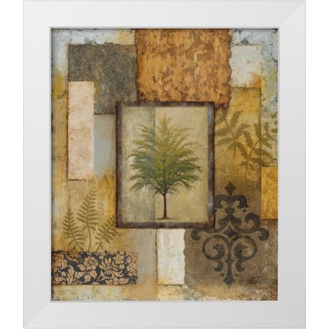 Sanctuary II White Modern Wood Framed Art Print by Marcon, Michael