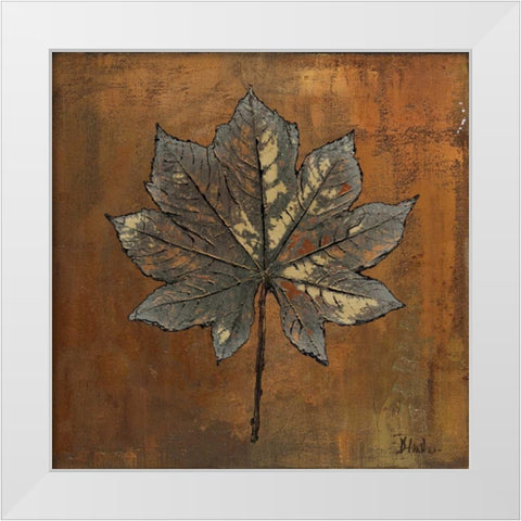 Maple II White Modern Wood Framed Art Print by Pinto, Patricia