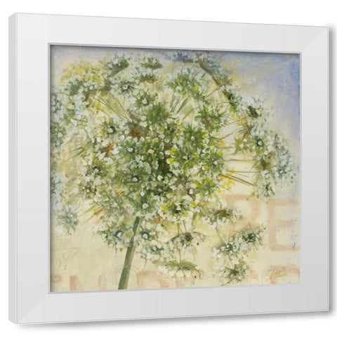 Be Green I White Modern Wood Framed Art Print by Pinto, Patricia
