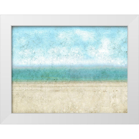 SkyView White Modern Wood Framed Art Print by Mabat, Ynon