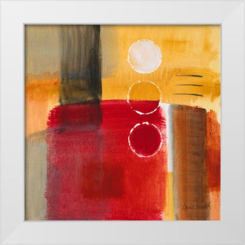 City Night Lights II White Modern Wood Framed Art Print by Loreth, Lanie