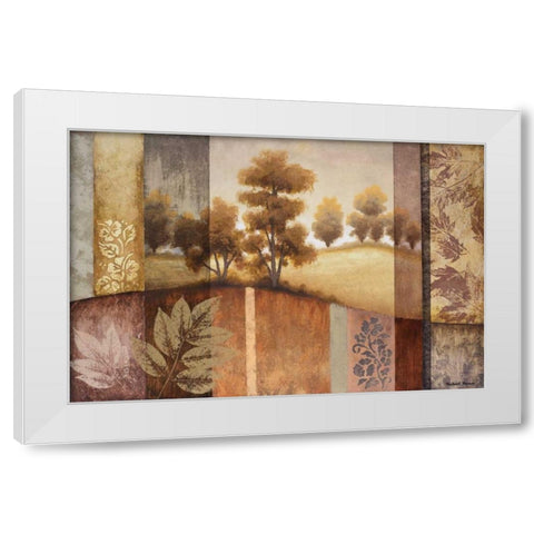 Summer Changes II White Modern Wood Framed Art Print by Marcon, Michael