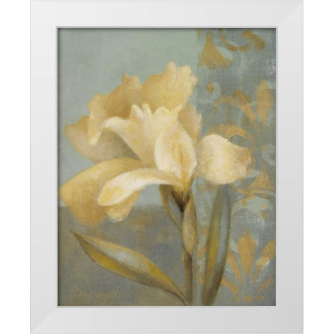 Teal Radiance II White Modern Wood Framed Art Print by Loreth, Lanie