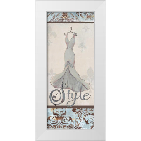 Style White Modern Wood Framed Art Print by Hakimipour-Ritter