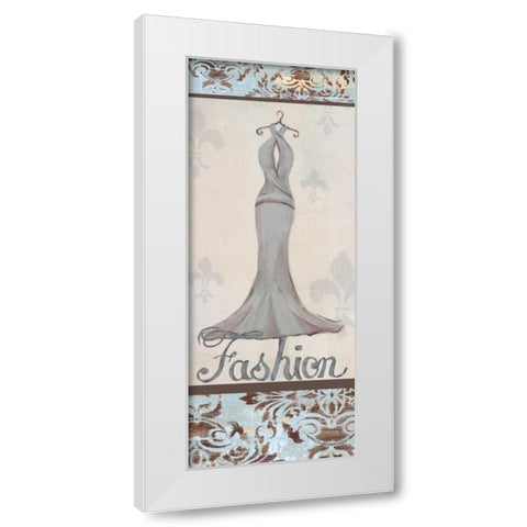 Fashion White Modern Wood Framed Art Print by Hakimipour-Ritter
