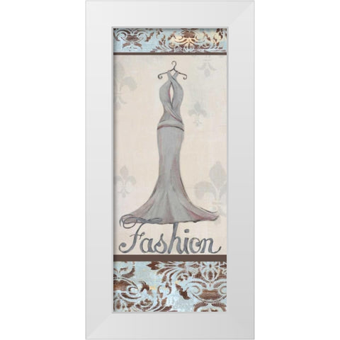 Fashion White Modern Wood Framed Art Print by Hakimipour-Ritter