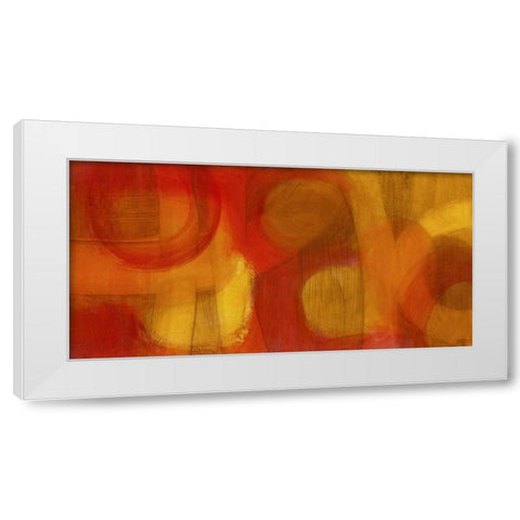 Discovering I White Modern Wood Framed Art Print by Loreth, Lanie