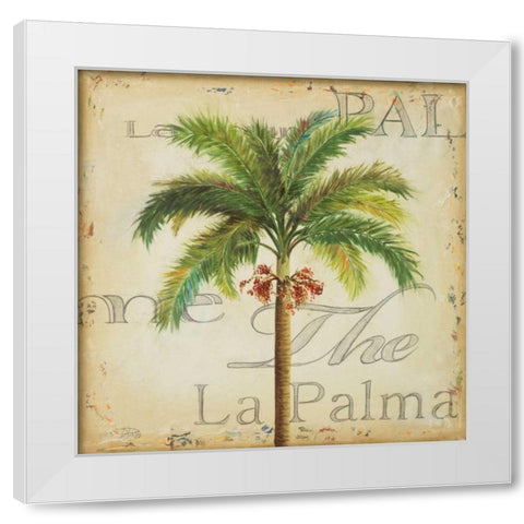 La Palma II White Modern Wood Framed Art Print by Pinto, Patricia