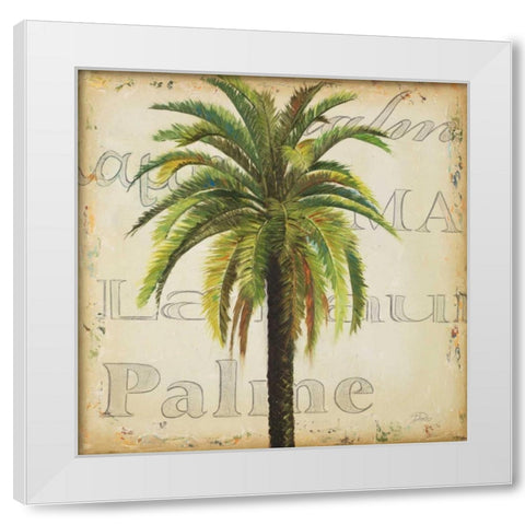 La Palma III White Modern Wood Framed Art Print by Pinto, Patricia