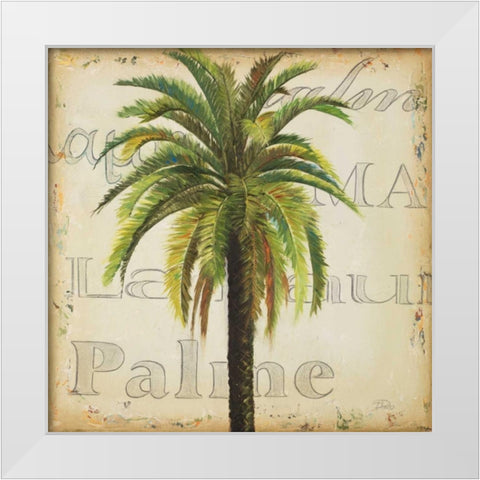 La Palma III White Modern Wood Framed Art Print by Pinto, Patricia
