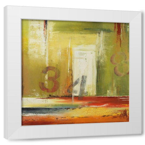 House 34 White Modern Wood Framed Art Print by Pinto, Patricia