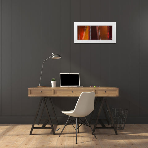 Infinity II White Modern Wood Framed Art Print by Loreth, Lanie