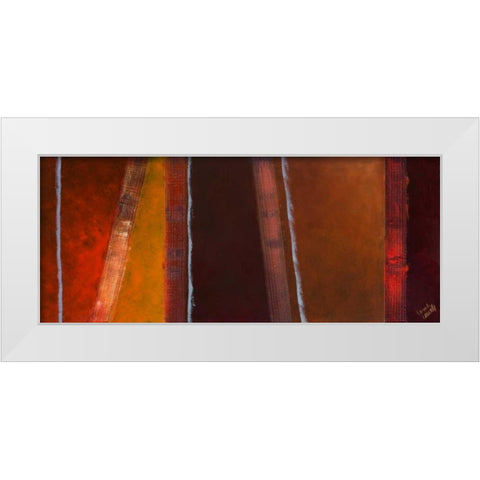 Infinity II White Modern Wood Framed Art Print by Loreth, Lanie