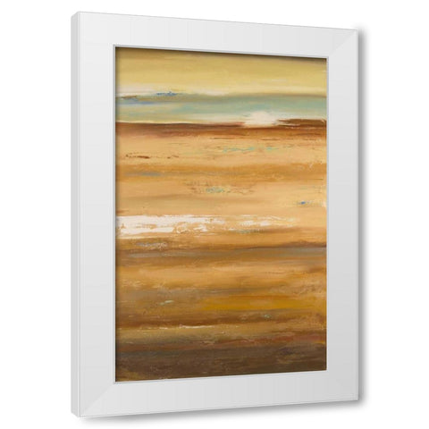Sunrise I White Modern Wood Framed Art Print by Pinto, Patricia